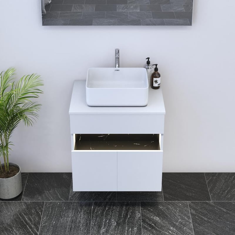 Laguna 2D 60 Floating Bathroom Vanity (24" Width)