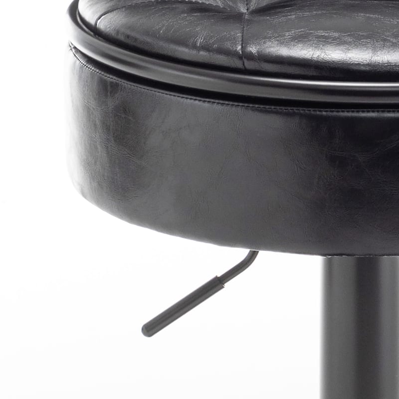 Elegant Stylish Set of 2 Bar Stools with Removable Seat Top