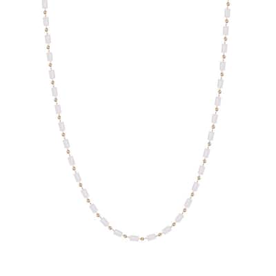 Victoria Townsend Long White Crystal Necklace