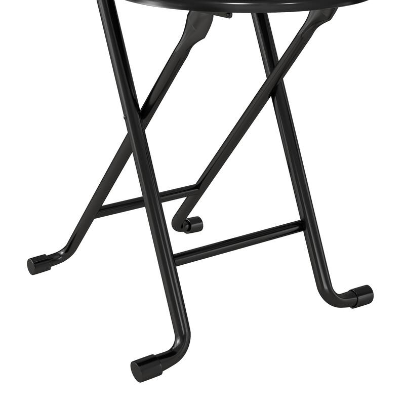 2Pcs/4Pcs Cushioned Padded Folding Stool with Back for Kitchen