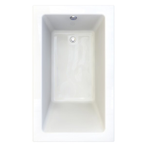 American Standard 2934.002 Studio 60" Acrylic Soaking Bathtub with Reversible Drain - Lifetime Warranty