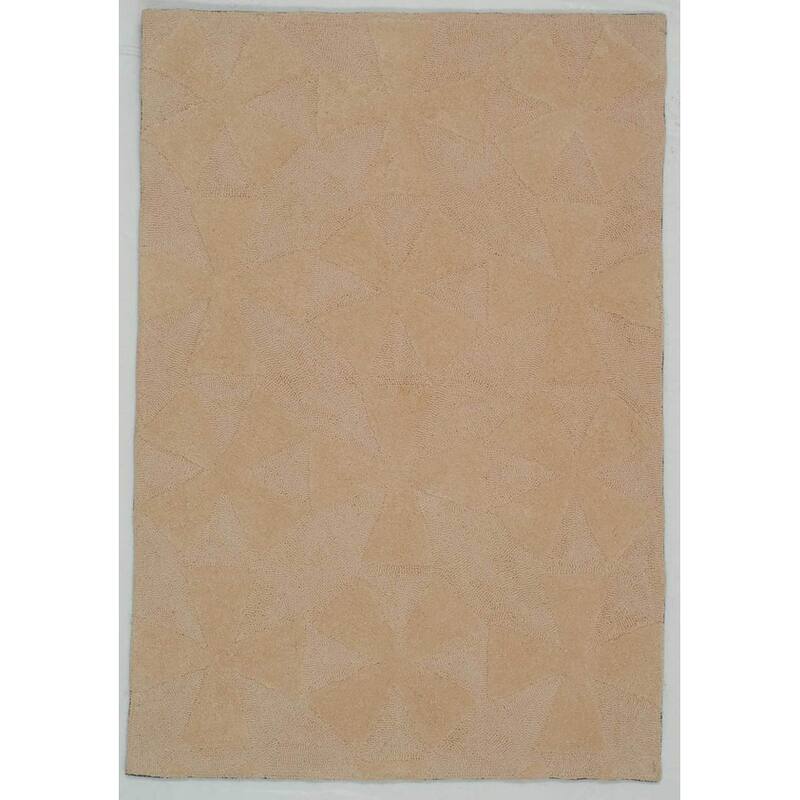 Martha Stewart by SAFAVIEH Navigation Cotton Rug - 5'6" x 8'6" - Pink/Sand