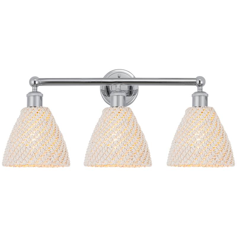 Innovations Lighting 616-3W-12-26 Bristol Natural Vanity Bristol - Polished Chrome / Natural