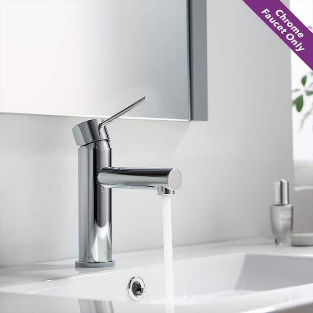 Luxury Solid Brass Single Hole Bathroom Faucet