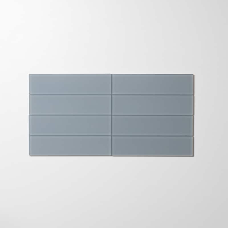 2 in. x 8 in. Glass Subway Wall Tile