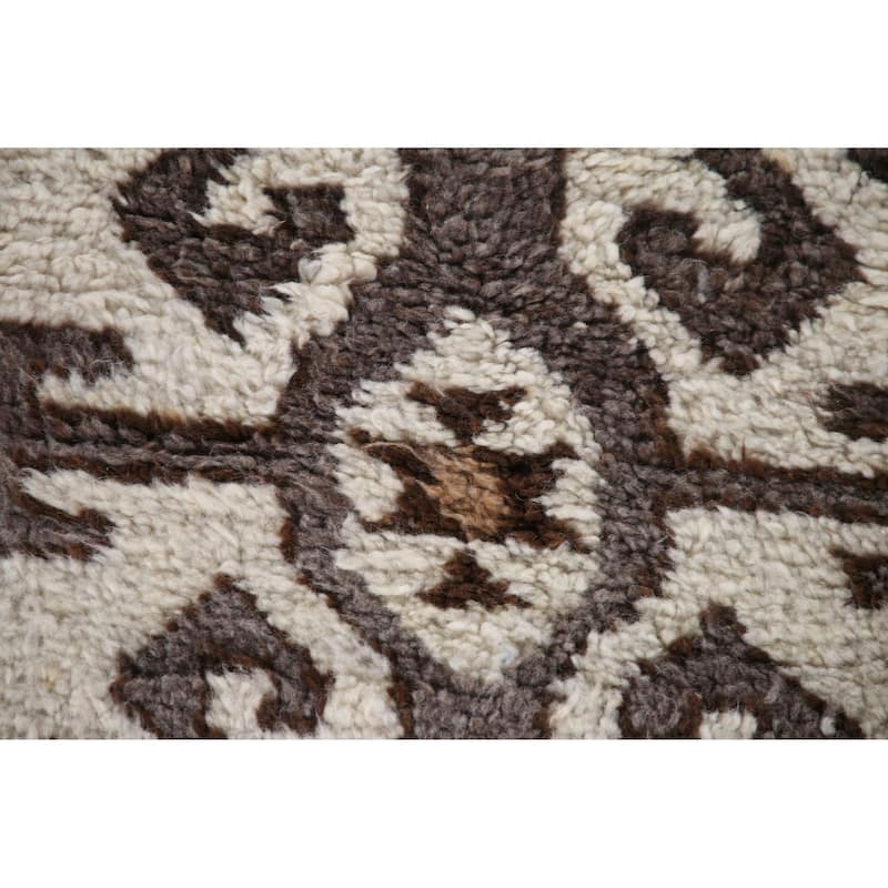 Anatolian Tribal Turkish Runner Rug Handmade Wool Carpet - 3'5"x 11'0"