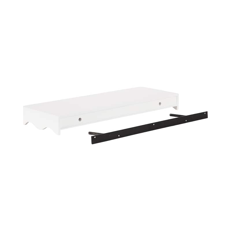 Kate and Laurel Maida Wood Floating Shelves