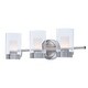 preview thumbnail 1 of 3, Mod 3-Light LED Vanity - satin nickel