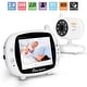 preview thumbnail 4 of 7, Video Baby Monitor with Digital Camera Room Temperature Infrared Night Vision 3.5 inch - M