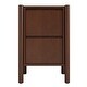 preview thumbnail 7 of 7, Solid Wood Bedside Table, 2 Drawer Mid Century Modern Nightstand with Storage for Bedroom, Living Room, Walnut