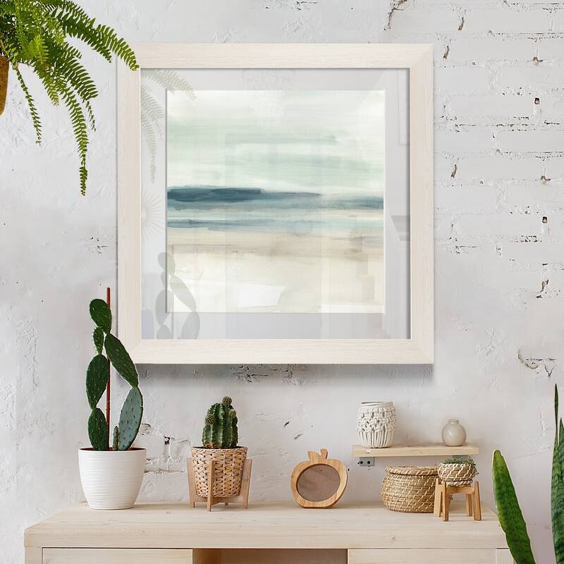 Blue Sands I -Premium Framed Print - Ready to Hang