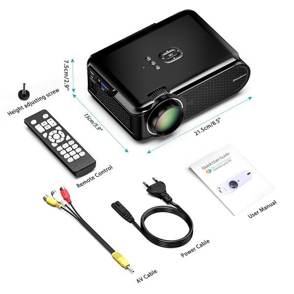 Shop Excelvan Portable Mini Led Multimedia Projector 800 480