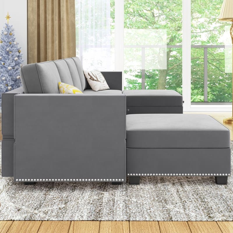 Mixoy 6-Seater Transferable Position Free Combination Sectional Sofa with Storage