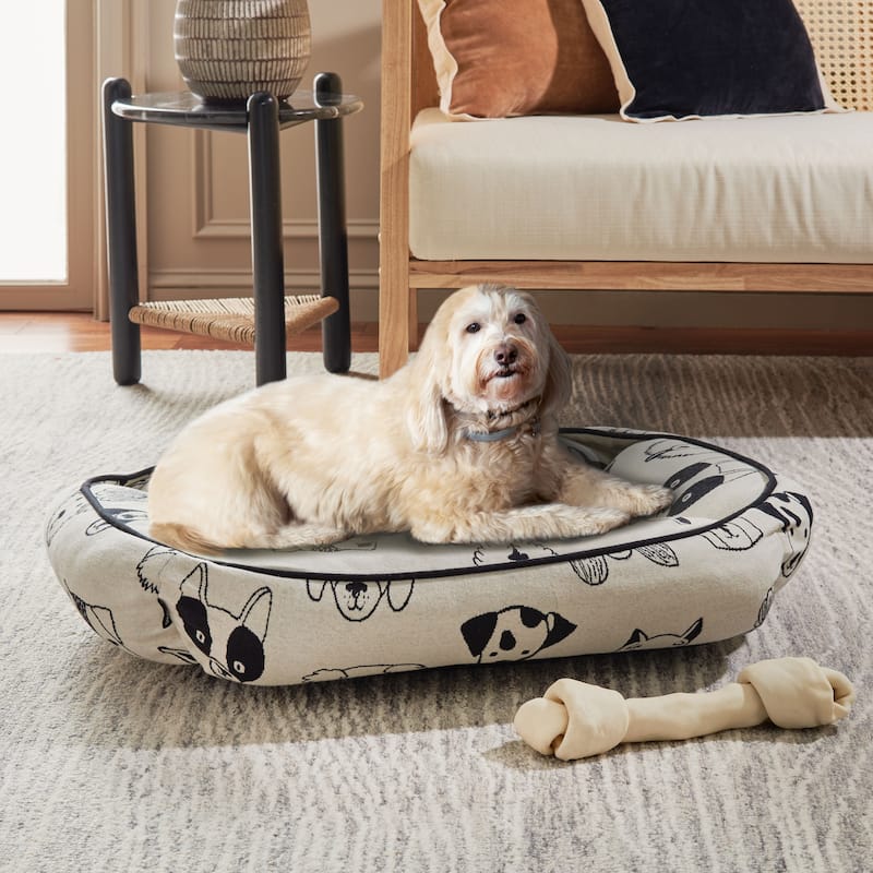 SAFAVIEH Pet Collection Kaiser Dog Bed - 16W  x 24D