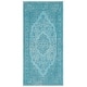preview thumbnail 40 of 58, SAFAVIEH Classic Vintage Boho Laurette Distressed Oriental Cotton Rug 2'4" x 4'8" - Aqua - Rectangle