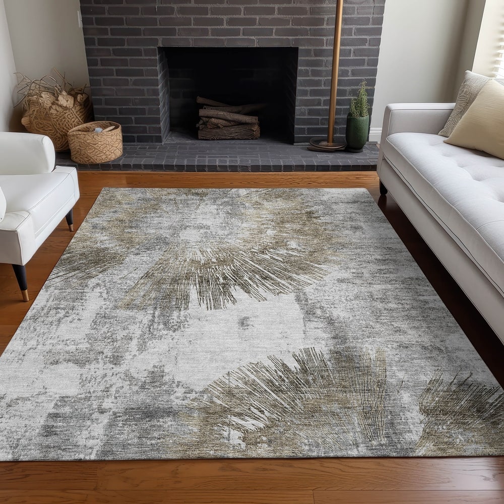 Premium Washable Super Soft Modern Burst Mayfield Rug