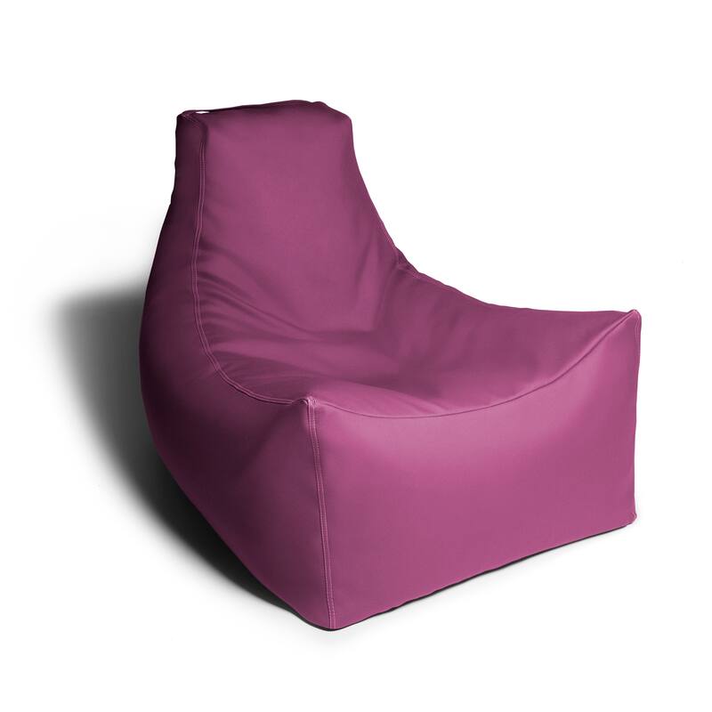Jaxx Juniper Premium Vinyl Classroom Bean Bag Chair - Purple