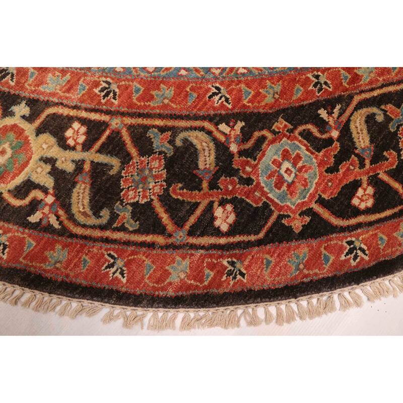 ECARPETGALLERY Hand-knotted Jules Sultane Red Wool Rug - 10'0 x 10'0