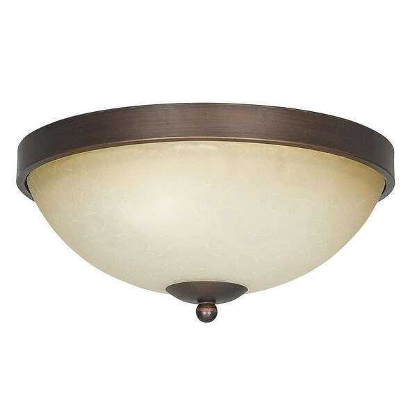 Sunset Lighting F5257 Provano 2 Light 200 Watt 14 Wide Flush Mount Ceiling Fixture