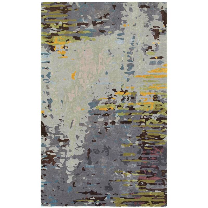 HomeRootsAbstract Industrial Rectangle Area Rug