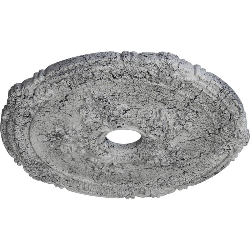 26"OD x 3 3/4"ID x 1 1/2"P Attica with Rose Ceiling Medallion