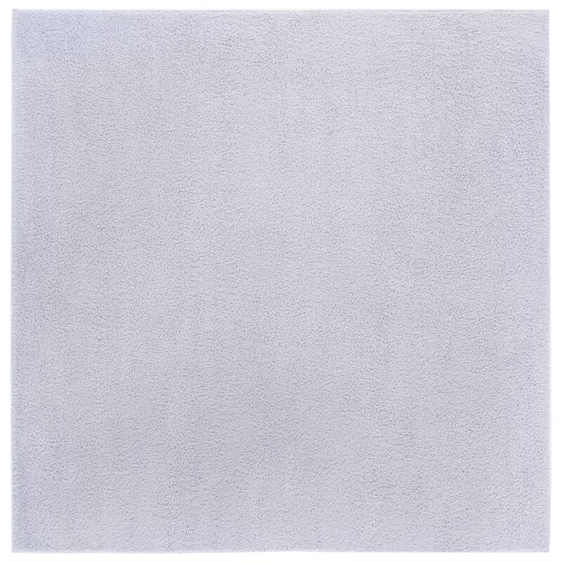 SAFAVIEH Boucle Alfiya Machine Washable & Slip Resistant Rug - 6' Square - Grey