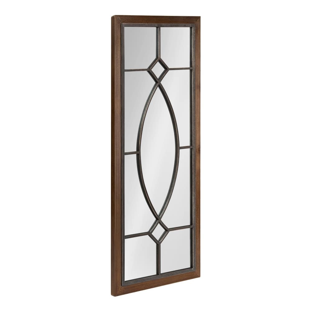 Kate and Laurel Bakersfield Wood Framed Mirror