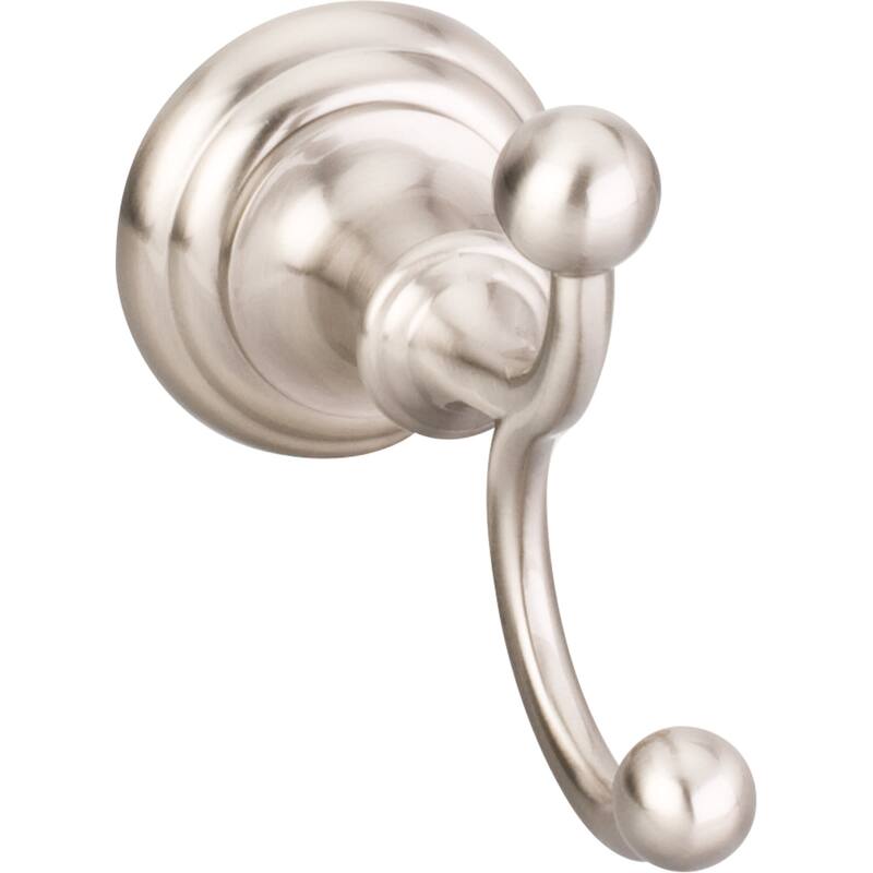 Elements Single Hook Robe Hook from the Fairview Collection - Satin Nickel