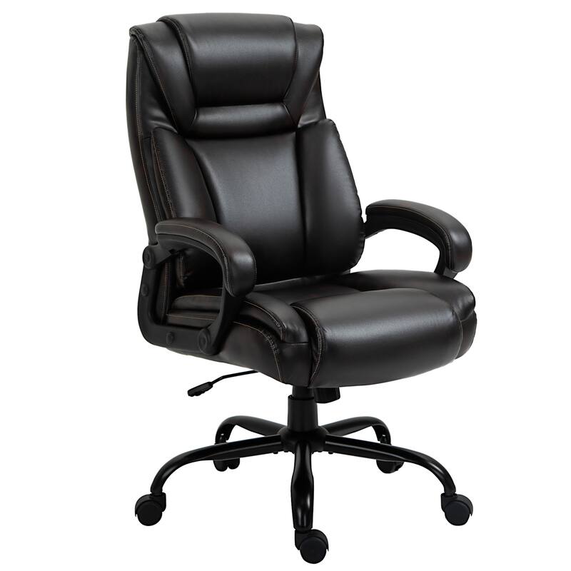 Vintage Adjustable Height Executive Chair Task Chair, Drafting Chair Computer Chair with Padded Armrests