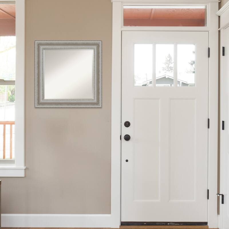 Beveled Wall Mirror - Parlor Black Frame