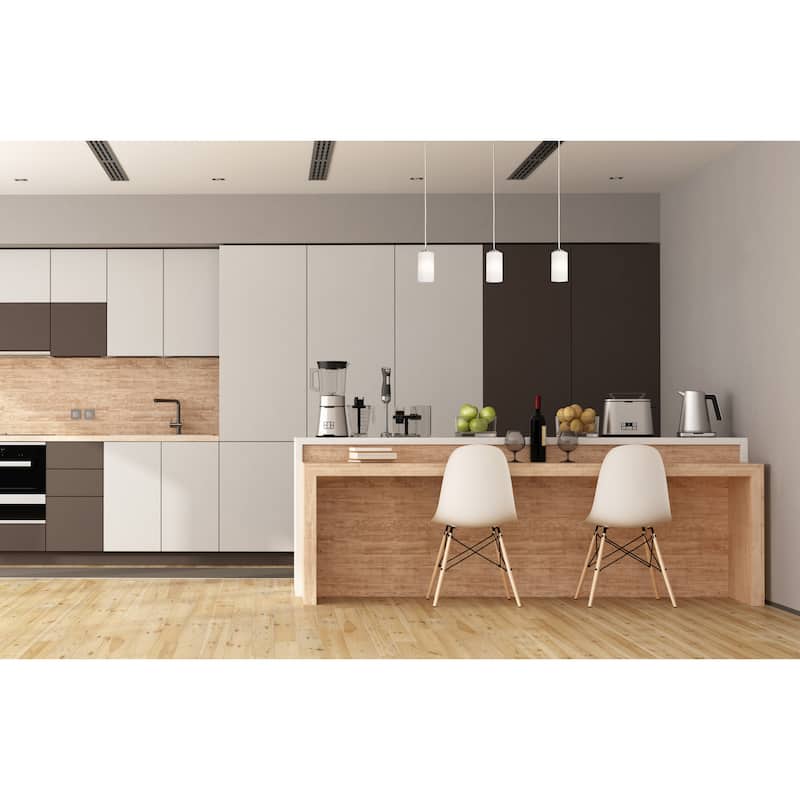Leo 3 Light Linear Pendant - Satin Nickel