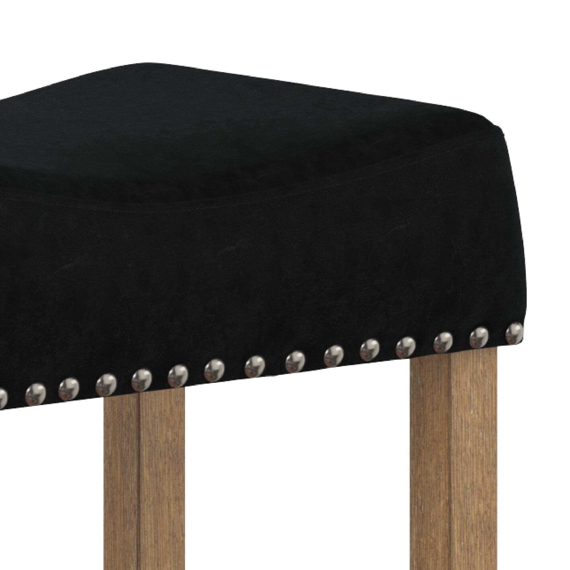 Nathan James Hylie Backless Counter Height Bar Stool with Solid