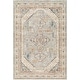 preview thumbnail 7 of 13, Livabliss Beckham Center Medallion Area Rug Gray - 2' x 2' 11"