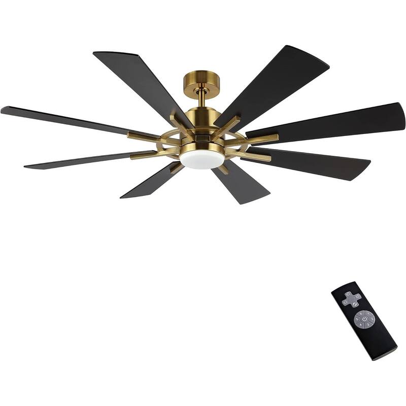 AeroBlade 72" 8-Blade 6-Speed Ceiling Fan with LED Light