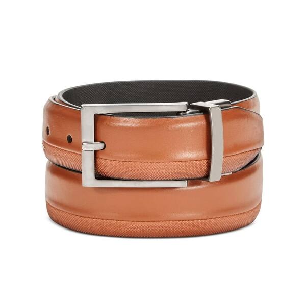 Shop Kenneth Cole Reaction Mens Casual Belt Reversible Textured