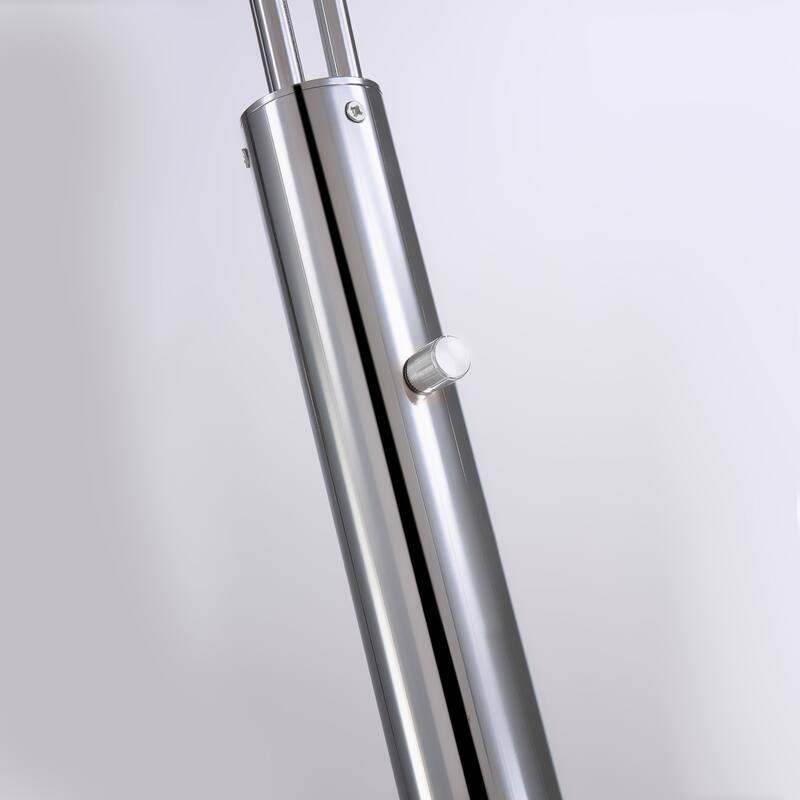 Brio 85" 3-Light Modern Crystal Arc Floor Lamp - 85