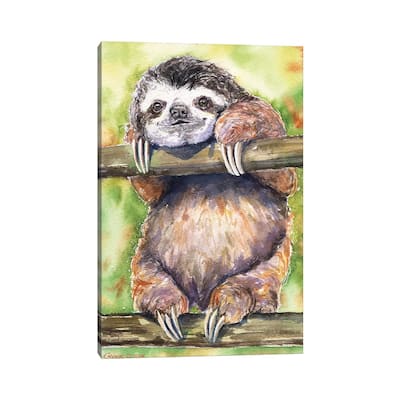 iCanvas "Sloth" by George Dyachenko Canvas Print