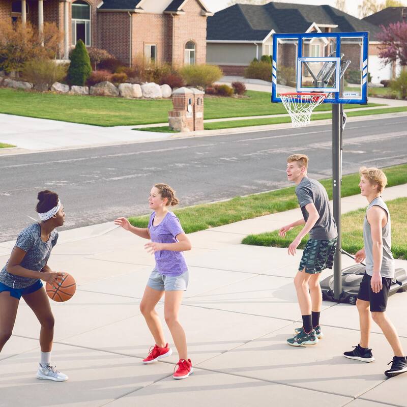 Lifetime Adjustable Portable Basketball Hoop, 44 inch