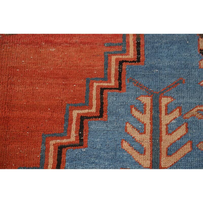 Hand Knotted Oriental 100% Wool Carpet Traditional Tribal Oranges & Rust Heriz (serapi) Area Rug - 15' 10'' X 11' 10''
