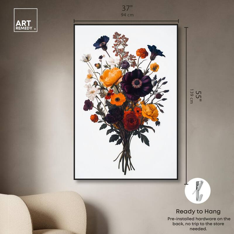 Regal Rose Riot II Canvas by Art Remedy