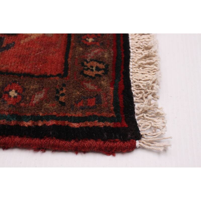 ECARPETGALLERY Hand-knotted Andelz Navy Wool Rug - 3'9 x 9'10