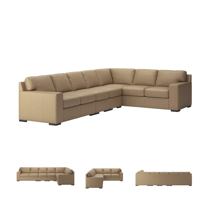 Signature Design by Ashley Bandon Brown 4-Piece Sectional - 153"W x 100"D x 41"H