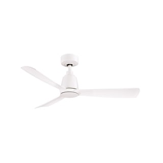 Fanimation Kute 44 inch Indoor/Outdoor Smart Ceiling Fan with Remote - Matte White