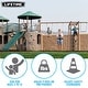preview thumbnail 4 of 12, Lifetime Double Adventure Tower with Monkey Bars