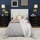 preview thumbnail 76 of 88, AUFANK Upholstered Platform Bed Frame with Headboard Wooden Slats Support