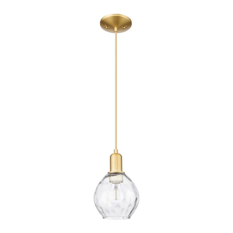 Innovations Lighting Endless Possibilities Arcadia - Waverly - 1 Light 6" Cord Hung Mini Pendant - Satin Gold