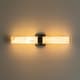 preview thumbnail 10 of 20, Dimmable LED Marble Linear Vanity Wall Lamp - Warm Light 23in