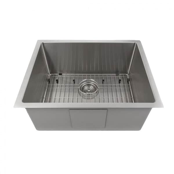 slide 2 of 11, ZLINE Undermount Single Bowl Sink in Stainless Steel with Bottom Grid