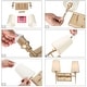 preview thumbnail 8 of 15, Barr Mid-Century Modern Gold Bathroom Vanity Light Dimmable Fabric Wall Sconces