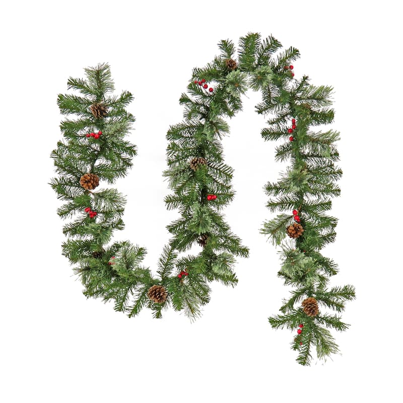 National Tree Company 9 ft. Evergreen Tips Garland - 9 ft